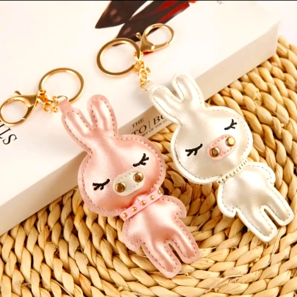 Designer BUNNY purse charm. You choose!